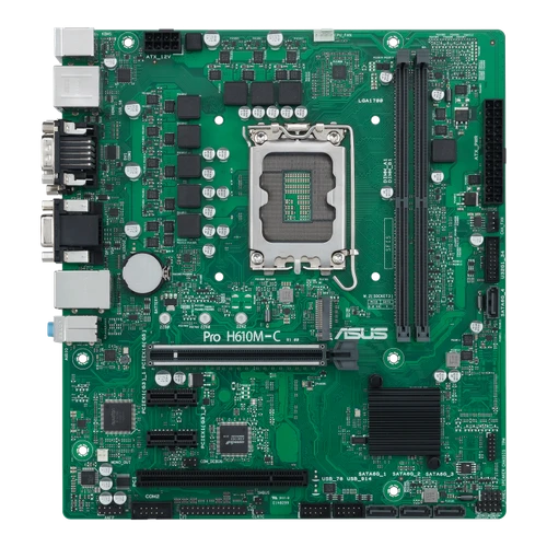 H610M-C-CSM | Asus | H610M-C LGA1700 DDR5 Micro-ATX Motherboard