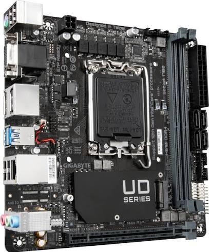 H610I | Gigabyte | H610 LGA1700 Mini-ITX Motherboard