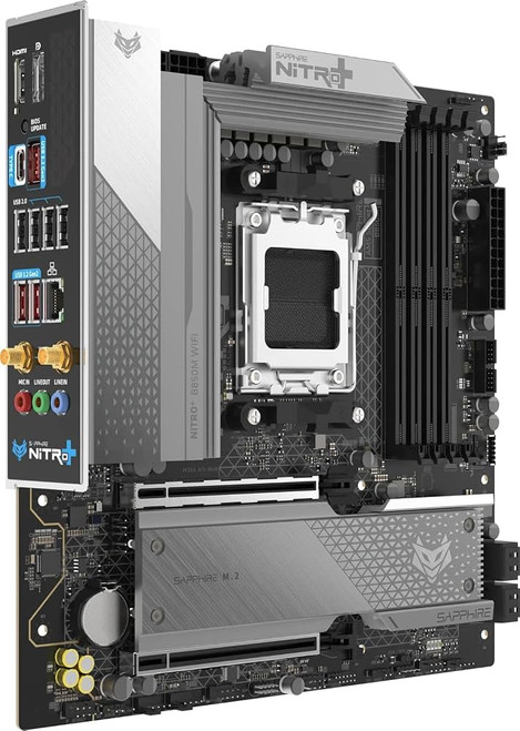 52123-01-40G | Sapphire | B850M AM5 WiFi Micro-ATX Motherboard