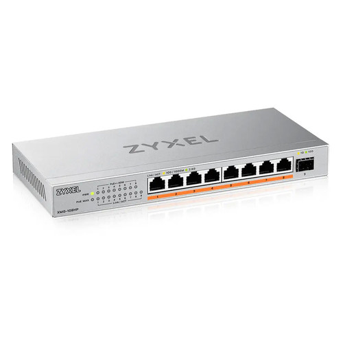 XMG-108HP-EU0101F | Zyxel | 8-Port 2.5GbE PoE++ Unmanaged Switch