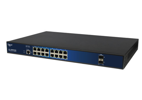ALL-SG8418PM | Allnet | 16-Port Gigabit PoE+ Managed Switch