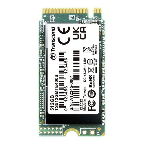 TS512GMTE400S | Transcend | 512GB M.2 2242 PCIe NVMe SSD