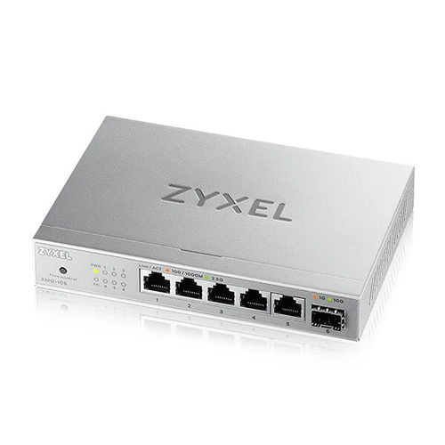 XMG-105HP-EU0101F | Zyxel | 5-Port 2.5GbE Multi-Gigabit Network Switch