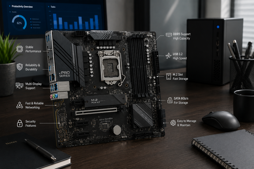 Best Desktop Motherboard Features for Office and Productivity PCs in 2026