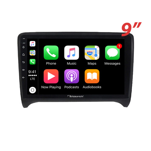 Nakamichi Wireless Apple Carplay Android auto solution compatible with Audi TT 2007-2014