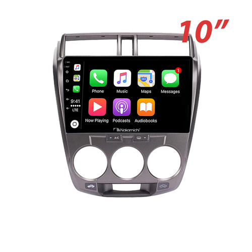 Nakamichi Wireless Apple Carplay Android auto solution compatible with Honda City 2009-2012