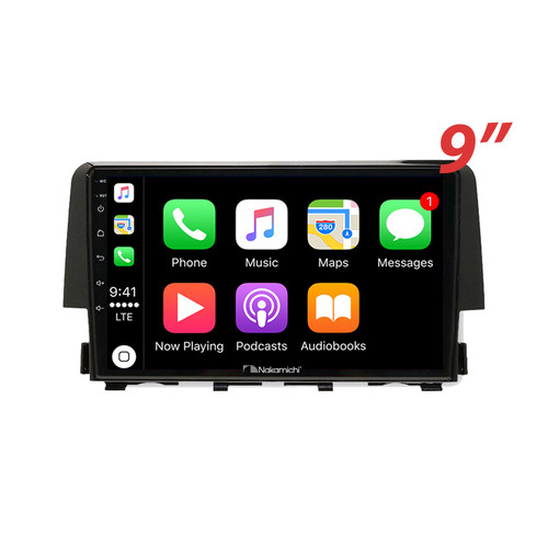 Nakamichi Wireless Apple Carplay Android auto solution compatible with Honda Civic 2015+