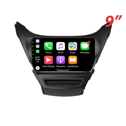 Nakamichi Wireless Apple Carplay Android auto solution compatible with Hyundai Elantra 2011-2013