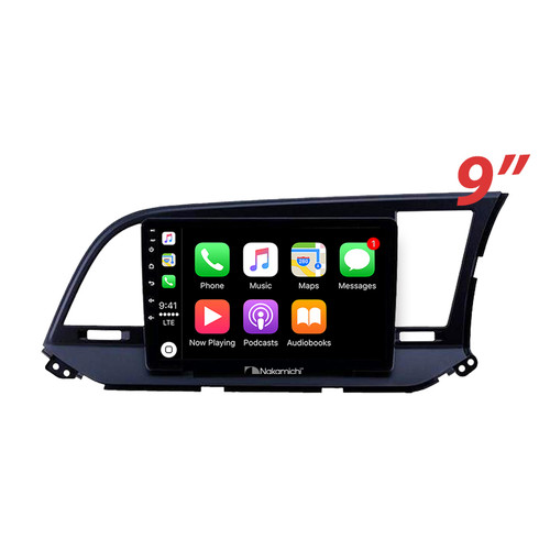 Nakamichi Wireless Apple Carplay Android auto solution compatible with Hyundai Elantra 2016-2020