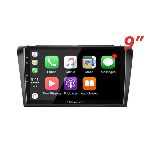 Nakamichi Wireless Apple Carplay Android auto solution compatible with Mazda 3 2004-2009