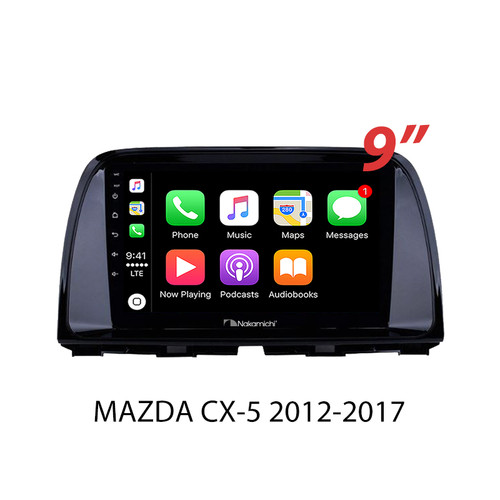 Nakamichi Android Wireless Apple Carplay Android Auto Sat Nav Solution compatible with Mazda CX-5 2012-2017