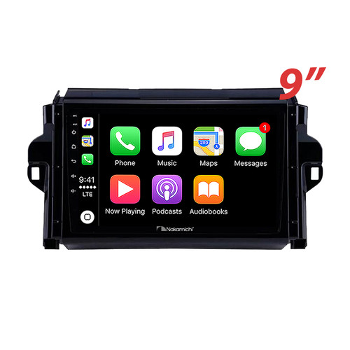 Nakamichi Wireless Apple Carplay Android auto solution compatible with Toyota Fortuner 2015-2020