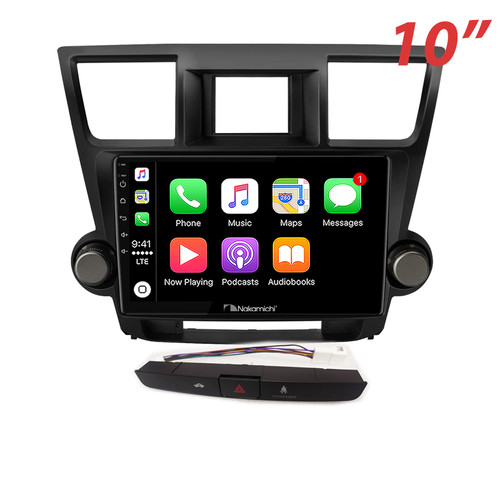 Nakamichi Wireless Apple Carplay Android auto solution compatible with Toyota Kluger 2007-2013