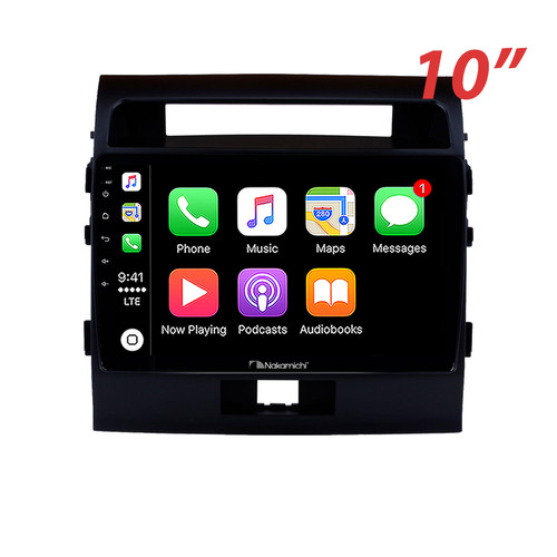 Nakamichi Wireless Apple Carplay Android auto solution compatible with Toyota Landcruiser 2007-2015