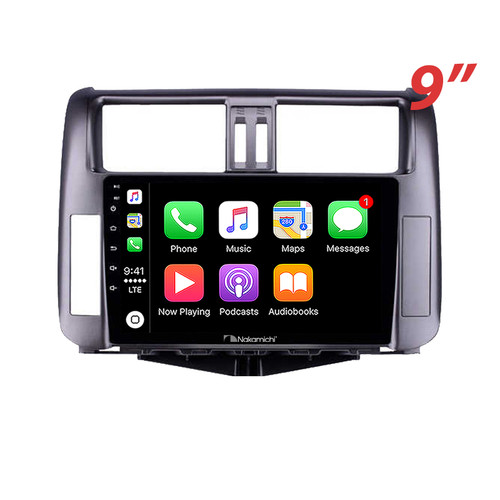 Nakamichi Wireless Apple Carplay Android auto solution compatible with Toyota Prado 2009-2013