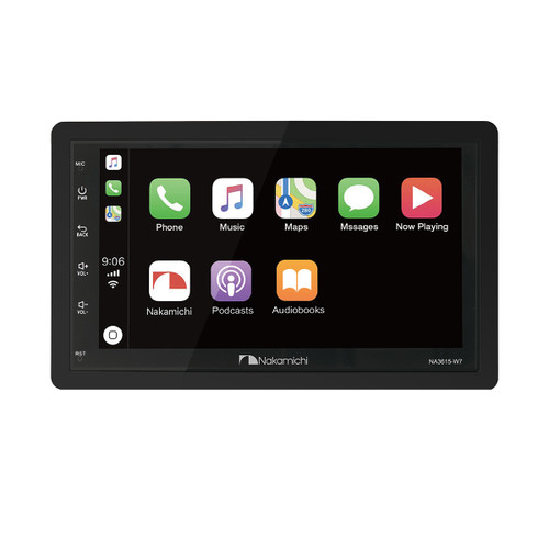 Nakamichi NA3615-W7 Multimedia Head unit with Wireless Apple CarPlay & Android Auto