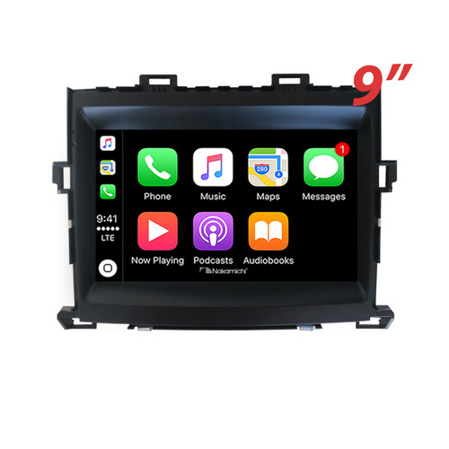 Nakamichi Wireless Apple Carplay Android auto solution compatible with Toyota Alphard 2007-2013