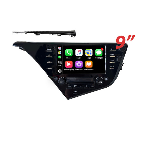 Nakamichi Android Wireless Apple Carplay Android Auto Sat Nav Solution compatible with Toyota Camry 2018-2020 Dash 3