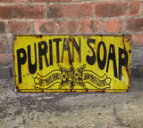Puritan Soap Metal Advertising Sign