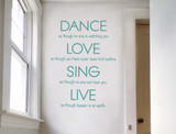 dance-love-sing-live-wall-sticker