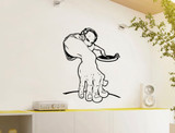 dj wall sticker