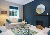 23 Blue Feature Wall Ideas for a striking interior design