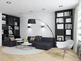 17 Stylish & Modern Black and White Living Room Ideas