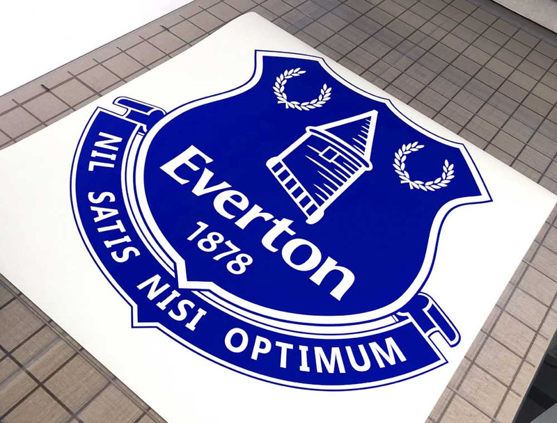 Everton Wall Sticker Badge Logo Free Application Tool