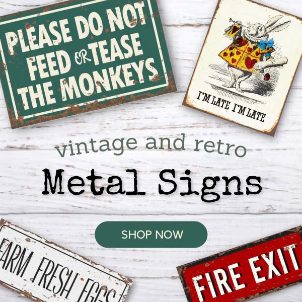 metal wall signs link banner