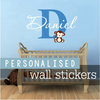 personalised wall stickers banner link