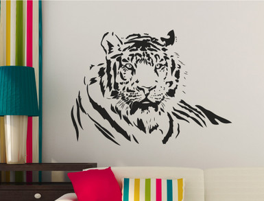 Tiger Wall Sticker | Wildlife Art ( FREE application tool )
