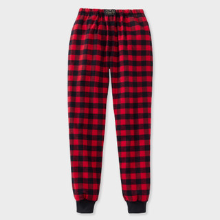 Flannel Jogger Pants - Red Buffalo