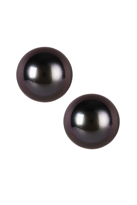 Tahitian Pearl Stud Earrings
