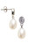 Sparkle Drop Pearl Earrings
