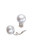 Button Pearl Clip-on Earrings available in silver