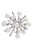 Pearl Snowflake Brooch