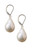 Pearl Fireball Earrings