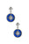 Lapis Lazuli & Zircon Earrings