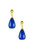 Lapis Lazuli Droplet Earrings