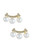 Pearl Trio Fan Earrings