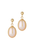 Pink Pearl Drop Earrings