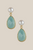 Pearl & Aqua Chalcedony Earrings