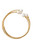 Gold Plated Brass Cuff Pearl Bracelet
