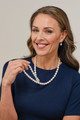 32" Endless Oval Pearl Necklace