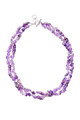 32" Double Row Amethyst Necklace