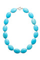 18" Howlite Oval Necklace