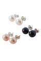 freshwater pearl stud earring  5mm, 7mm 9mm