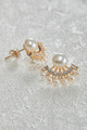 Pearl Fan Earrings
