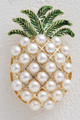 Pearl Pineapple Brooch