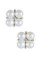 5mm Four Pearl Earrings